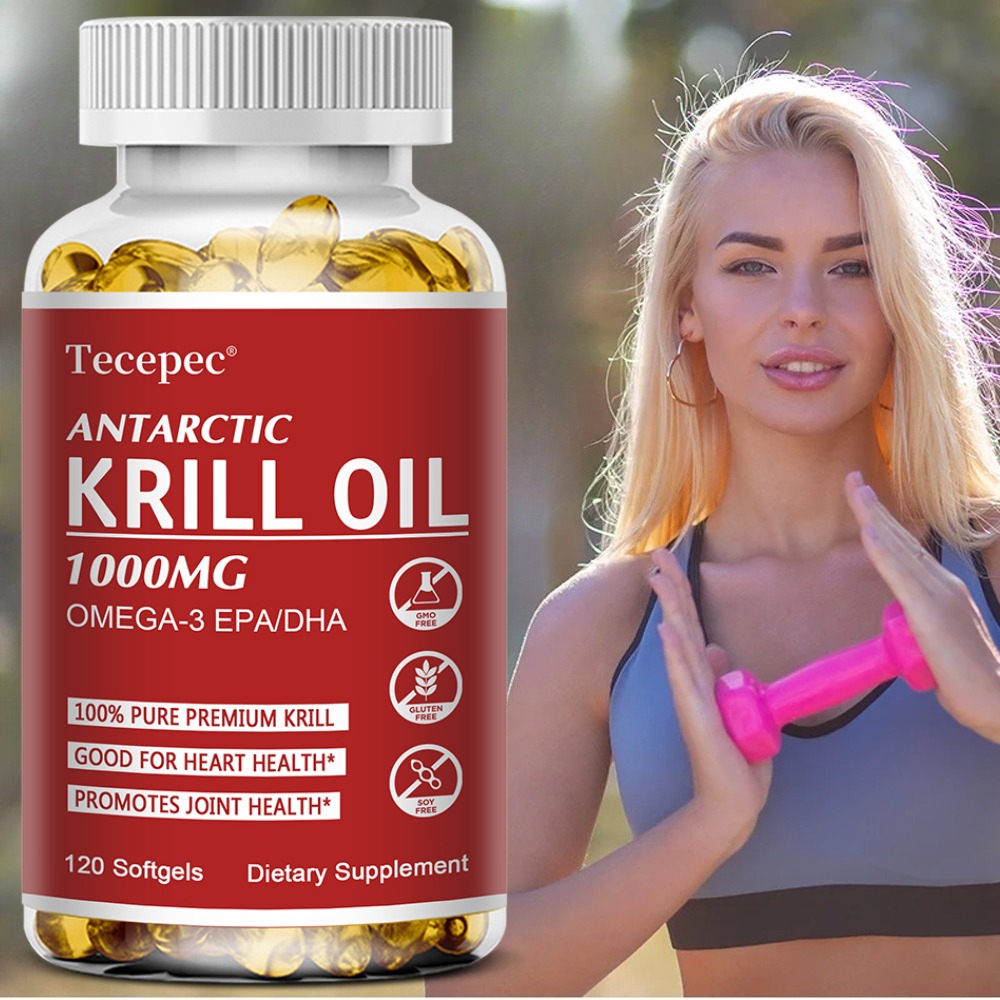 Krill Oil Supplement - Капсулы с антарктическим крилевым маслом ОМЕГА-3