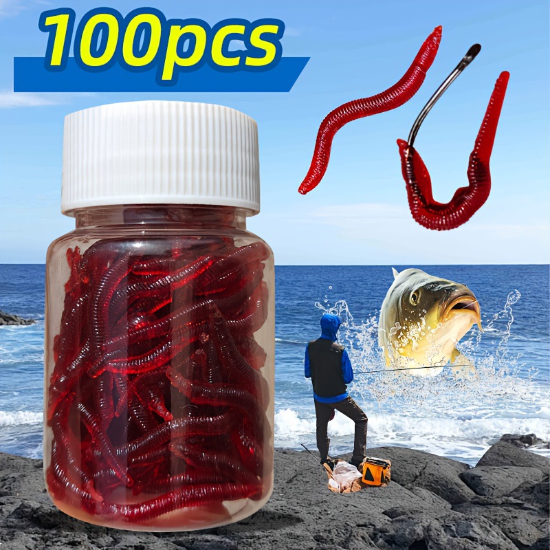 Krill Oil Supplement - DUODUOYU 100 шт. реалистичных рыболовных приманок