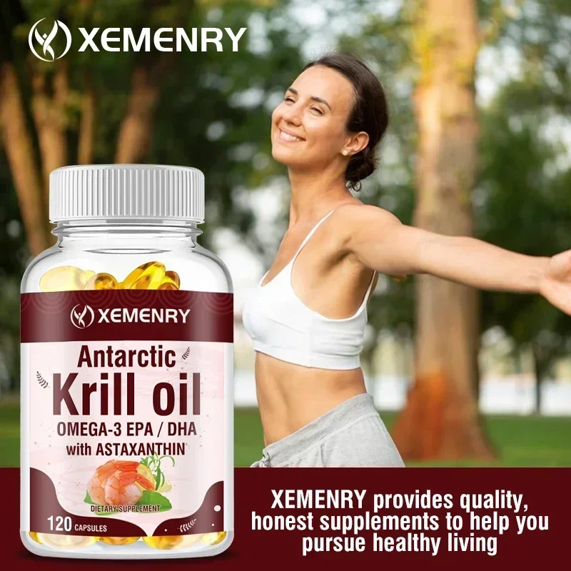 Krill Oil Supplement - Добавка с маслом Крила — уменьшает
