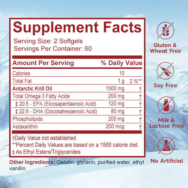 Масло антарктического криля -  – обзор и цена Krill Oil Supplement