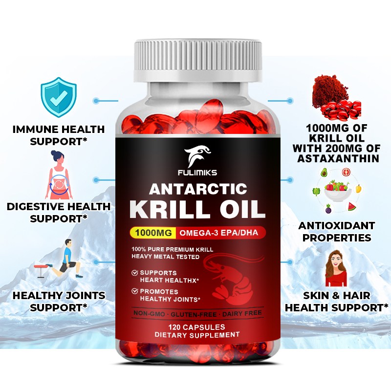 Натуральное масло криля 1000 м – обзор и цена Krill Oil Supplement