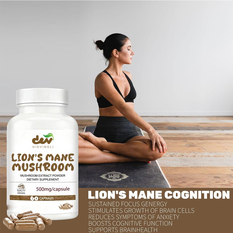 Капсулы с экстрактом гриба Льв – обзор и цена Lion Mane Mushroom