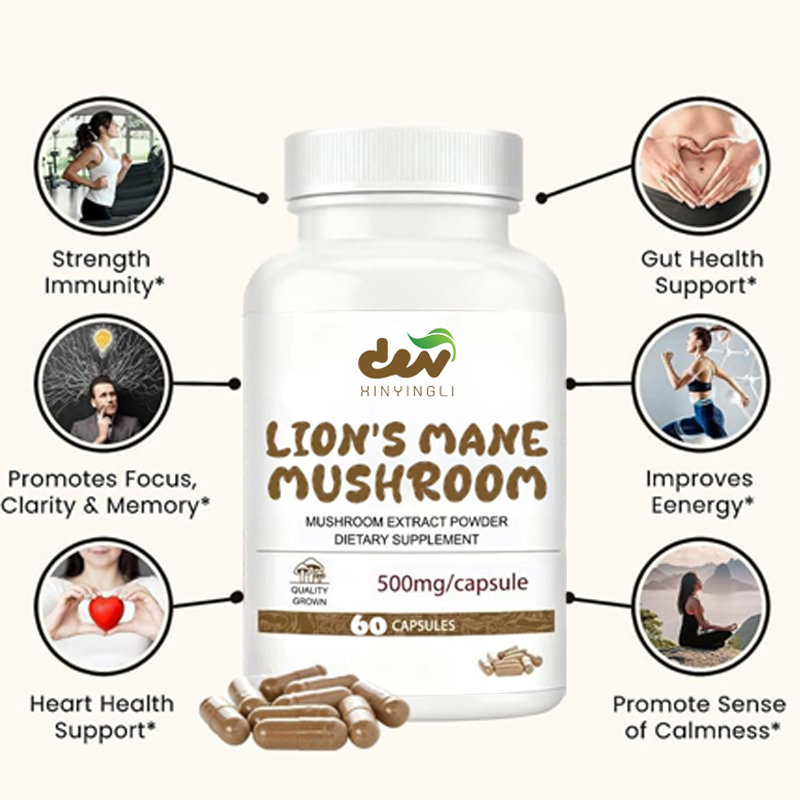 Капсулы с экстрактом гриба Льв – обзор и цена Lion Mane Mushroom