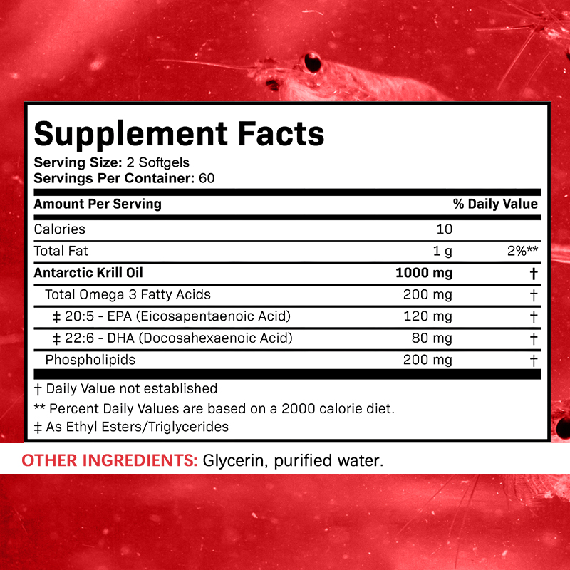 Масло антарктического криля 10 – обзор и цена Krill Oil Supplement