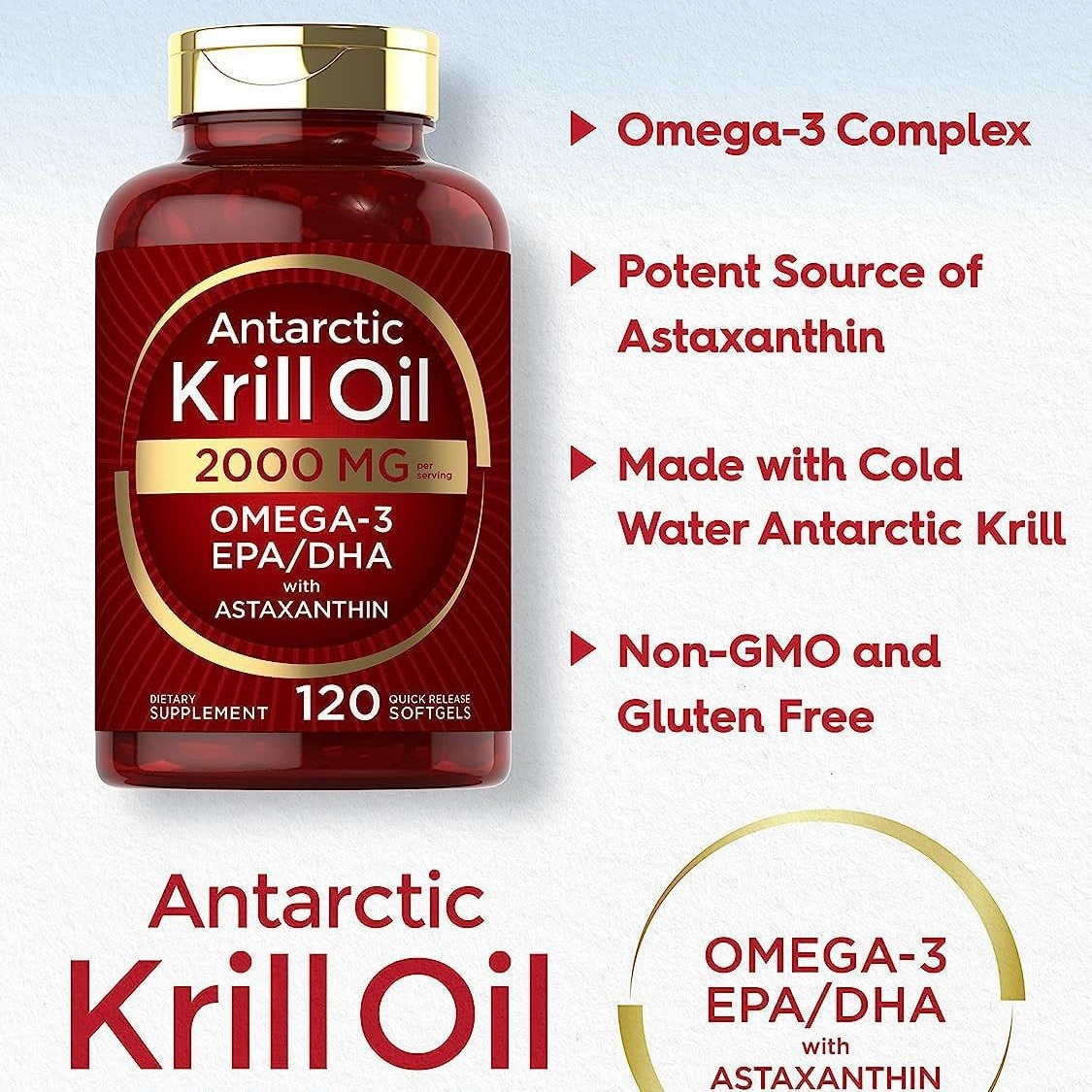 Мягкие капсулы с маслом Krill, – обзор и цена Krill Oil Supplement