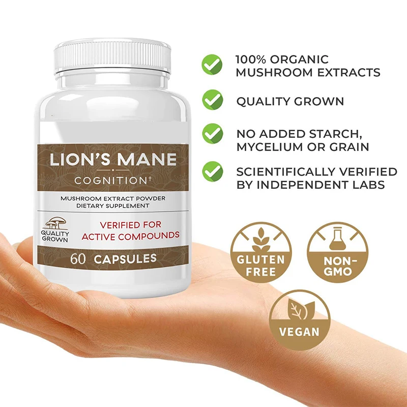 Грибные капсулы Lion Mane Gano – обзор и цена Lion Mane Mushroom